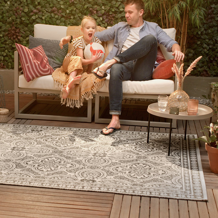 Buitenkleed - Summer Oriental Grijs