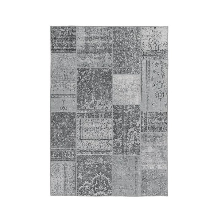 Patchwork vloerkleed - Bukan Light Grey 