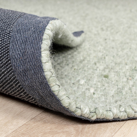 FRAAI Wollen vloerkleed - Melange Mint
