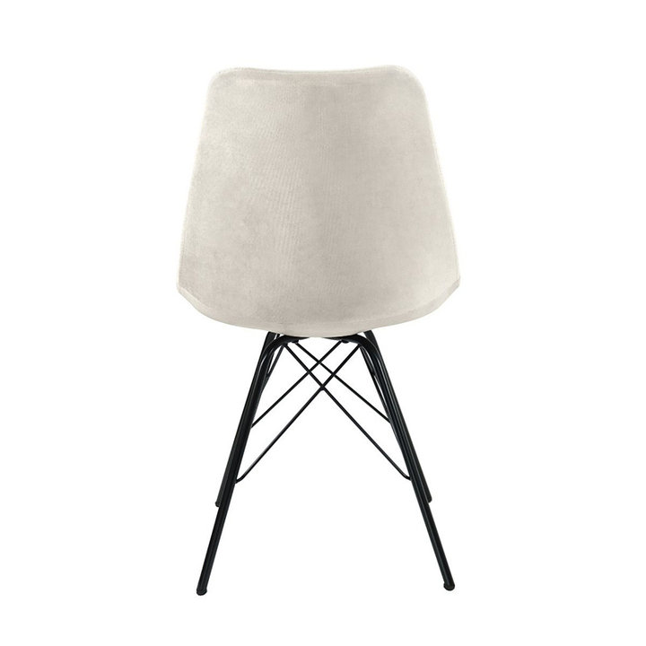 Stoel Velvet - Ivoor