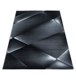 Adana Carpets Modern vloerkleed - Streaky Design Zwart