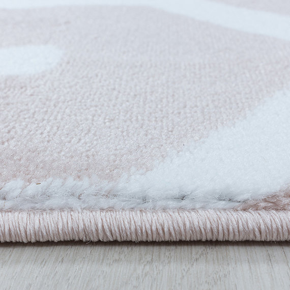 Adana Carpets Modern vloerkleed - Streaky Pattern Roze Wit