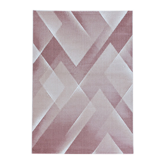 Adana Carpets Modern vloerkleed - Streaky Lines Roze