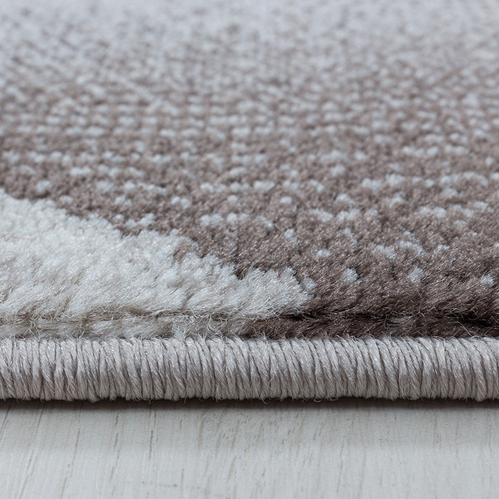 Modern vloerkleed - Streaky Lines Bruin