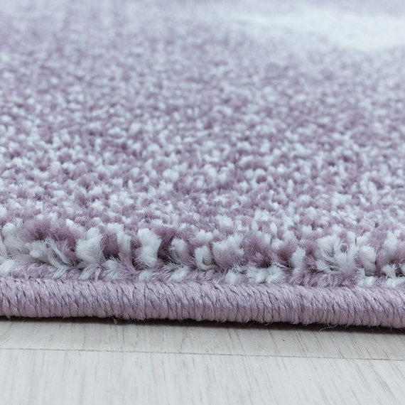 Adana Carpets Kindervloerkleed - Fleurtje Eenhoorn Paars