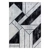 Modern vloerkleed - Marble Design Grijs Zilver