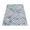 Modern vloerkleed - Marble Pattern Grijs Zilver