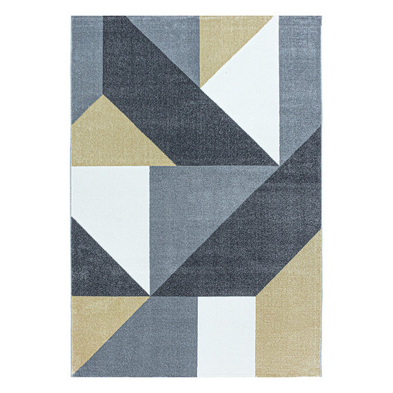 Adana Carpets Modern vloerkleed - Optimism Design Geel Grijs