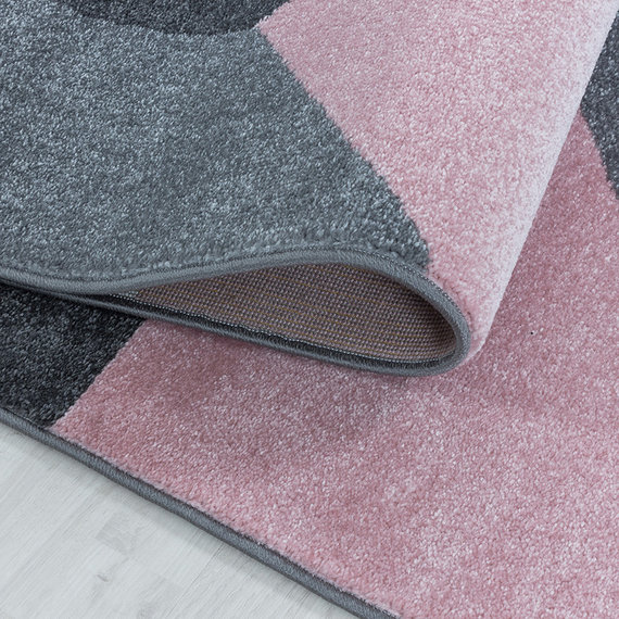 Adana Carpets Modern vloerkleed - Optimism Design Roze Grijs