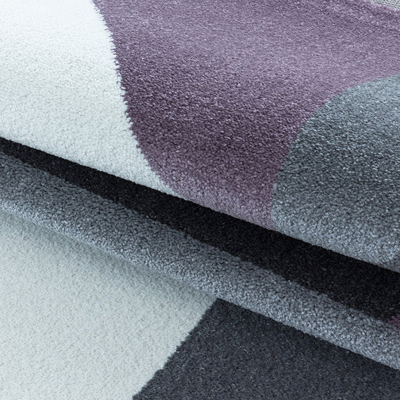 Adana Carpets Modern vloerkleed - Optimism Design Paars Grijs