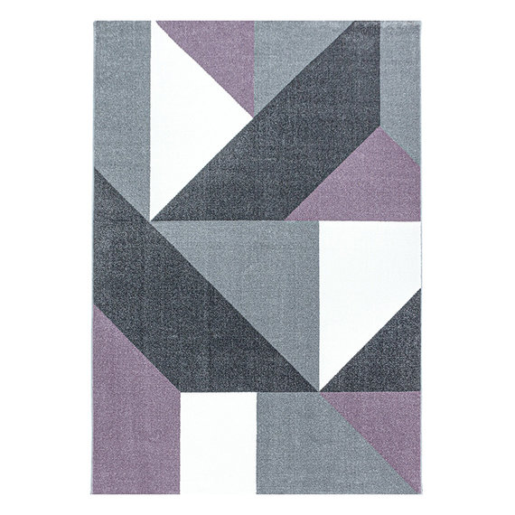 Adana Carpets Modern vloerkleed - Optimism Design Paars Grijs