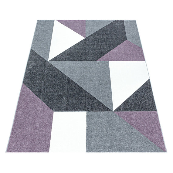 Adana Carpets Modern vloerkleed - Optimism Design Paars Grijs