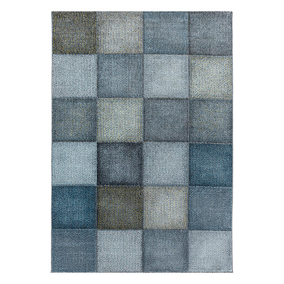 Adana Carpets Modern vloerkleed - Optimism Block Blauw Grijs
