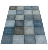 Adana Carpets Modern vloerkleed - Optimism Block Blauw Grijs