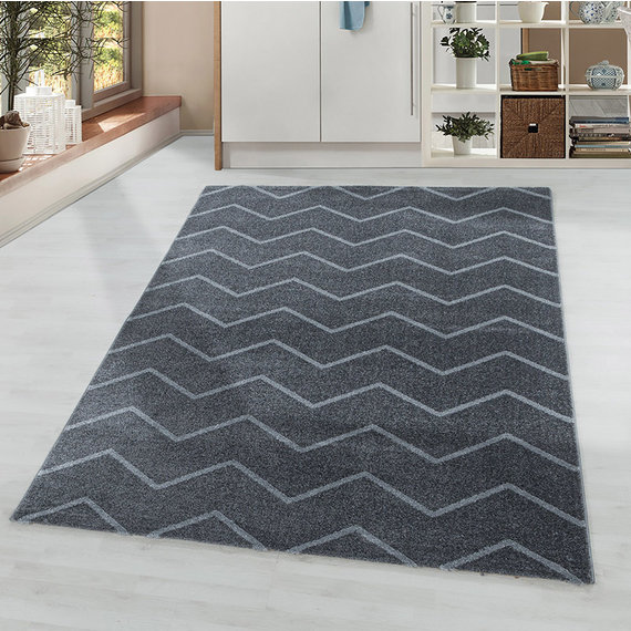 Adana Carpets Laagpolig vloerkleed - Smoothly Weave Grijs Wit