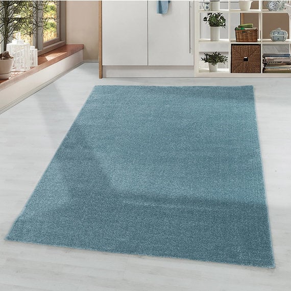 Adana Carpets Laagpolig vloerkleed - Smoothly Blauw