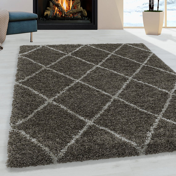 Adana Carpets Berber vloerkleed - Agadir Lines Taupe Creme