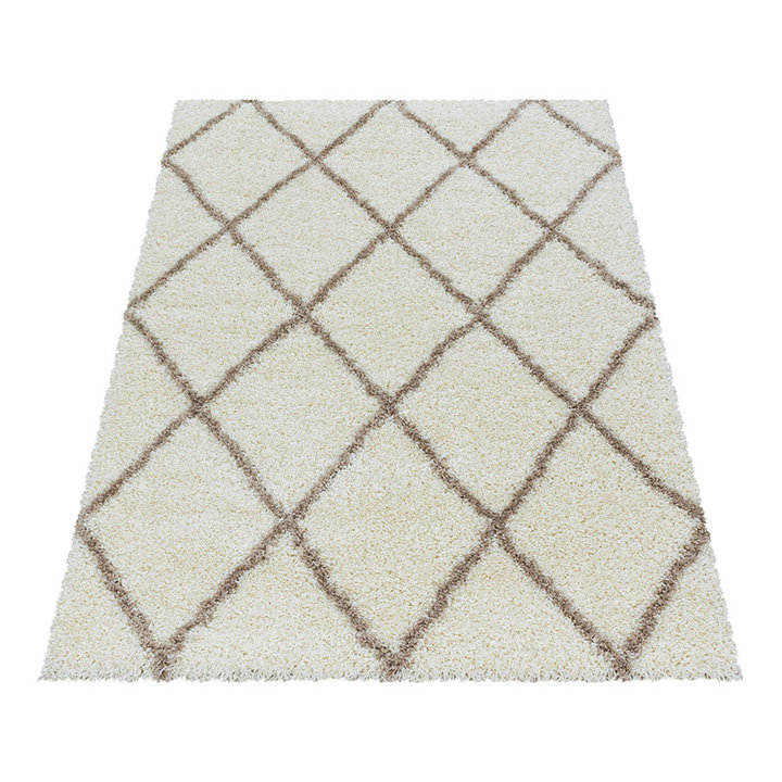 Berber vloerkleed - Agadir Lines Creme/Beige
