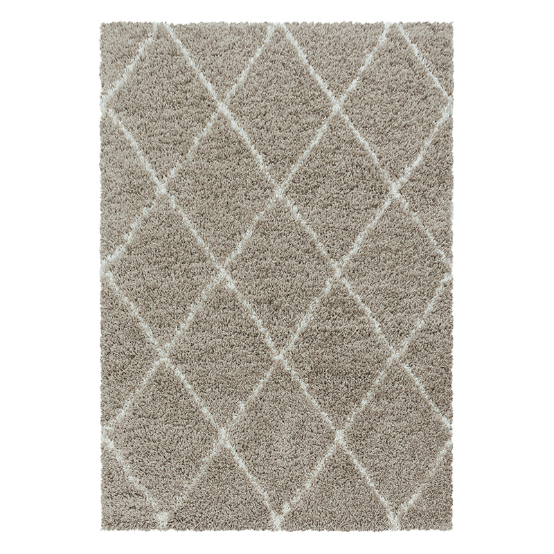 Berber vloerkleed - Agadir Lines Beige/Creme - sfeer