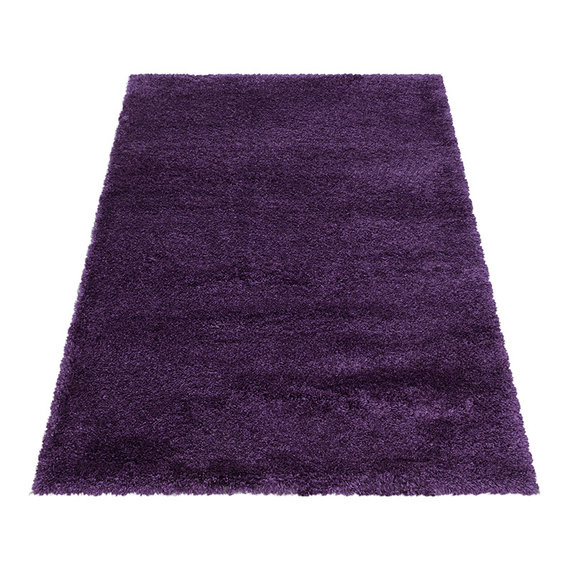Adana Carpets Hoogpolig vloerkleed - Fuzzy Paars