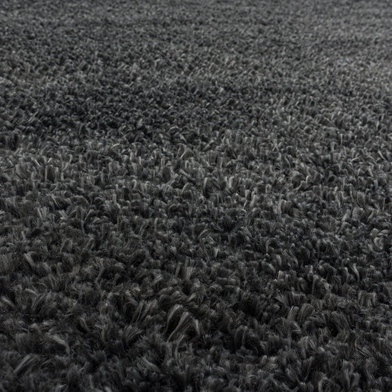 Adana Carpets Hoogpolig vloerkleed - Fuzzy Donkergrijs