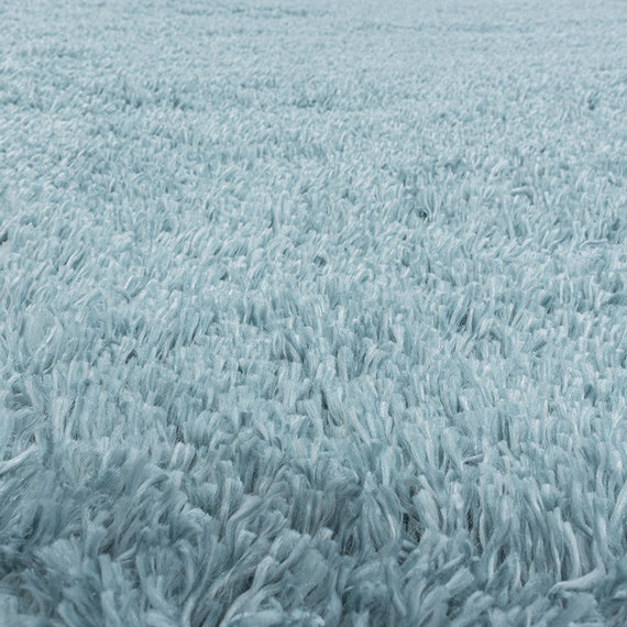 Adana Carpets Hoogpolig vloerkleed - Fuzzy Lichtblauw
