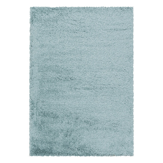 Adana Carpets Hoogpolig vloerkleed - Fuzzy Lichtblauw
