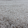 Rond hoogpolig vloerkleed - Fuzzy Beige - thumbnail 1