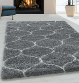 Adana Carpets Berber vloerkleed - Agadir Circle Grijs Creme