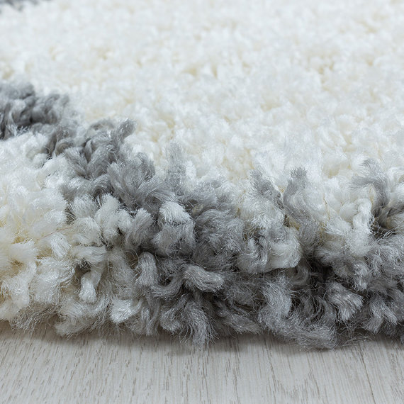 Adana Carpets Rond berber vloerkleed - Agadir Circle Creme Grijs