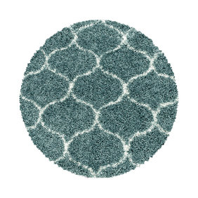 Adana Carpets Rond berber vloerkleed - Agadir Circle Blauw Creme
