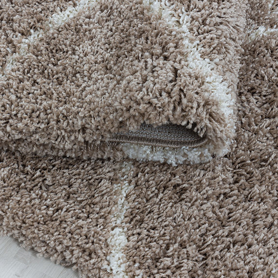 Adana Carpets Rond berber vloerkleed - Agadir Circle Beige Creme