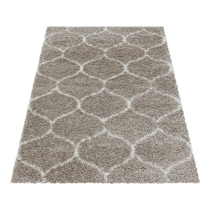 Berber vloerkleed - Agadir Circle Beige/Creme
