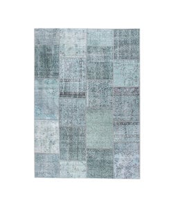 Patchwork Vloerkleed - Estate Blauw/Groen