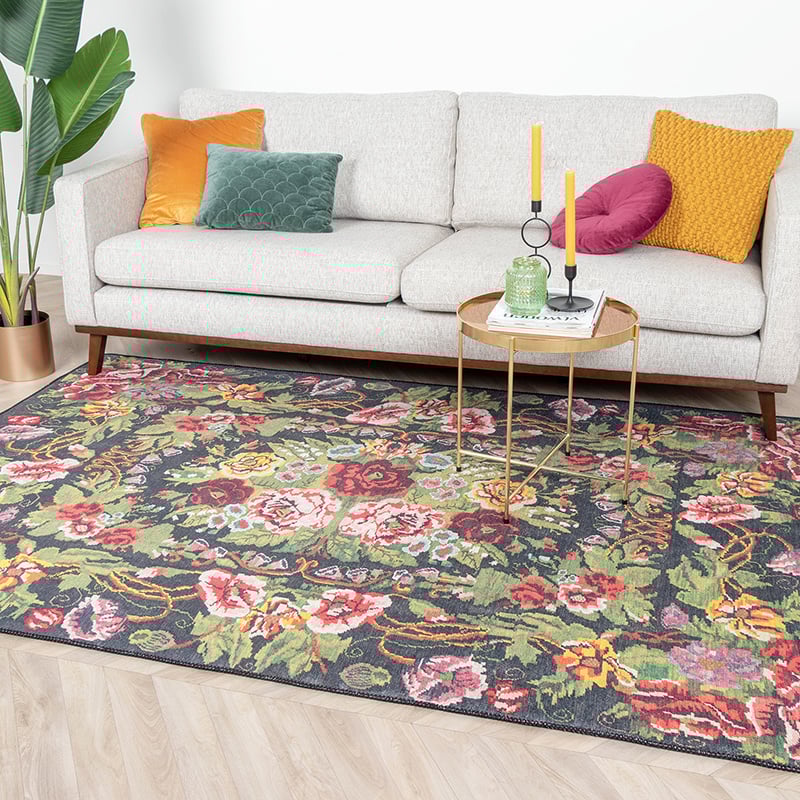 Vloerkleed - Estate Rozenkelim Groen