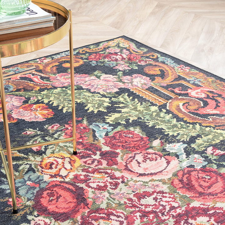 Dywan - Estate Rose Kilim Złoty