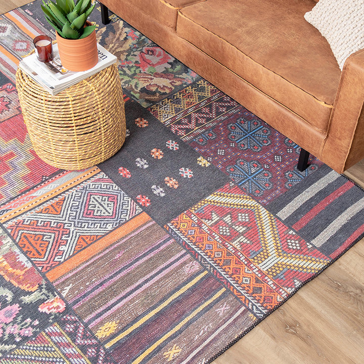 Patchwork vloerkleed - Moods Print No.18