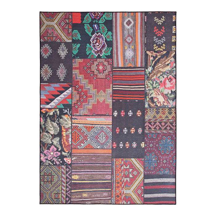 Patchwork vloerkleed - Moods Print No.18 - sfeer