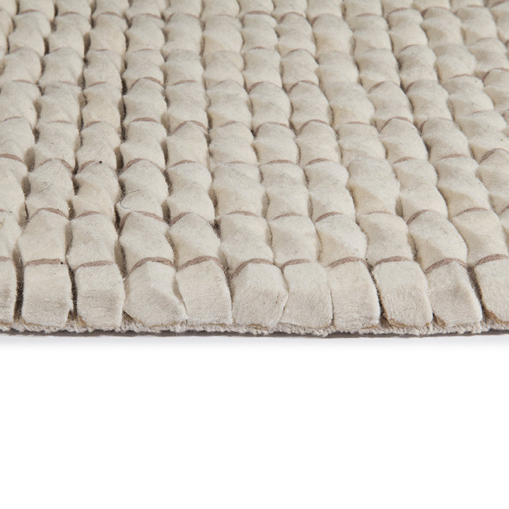 Wollen vloerkleed - Louise Wit