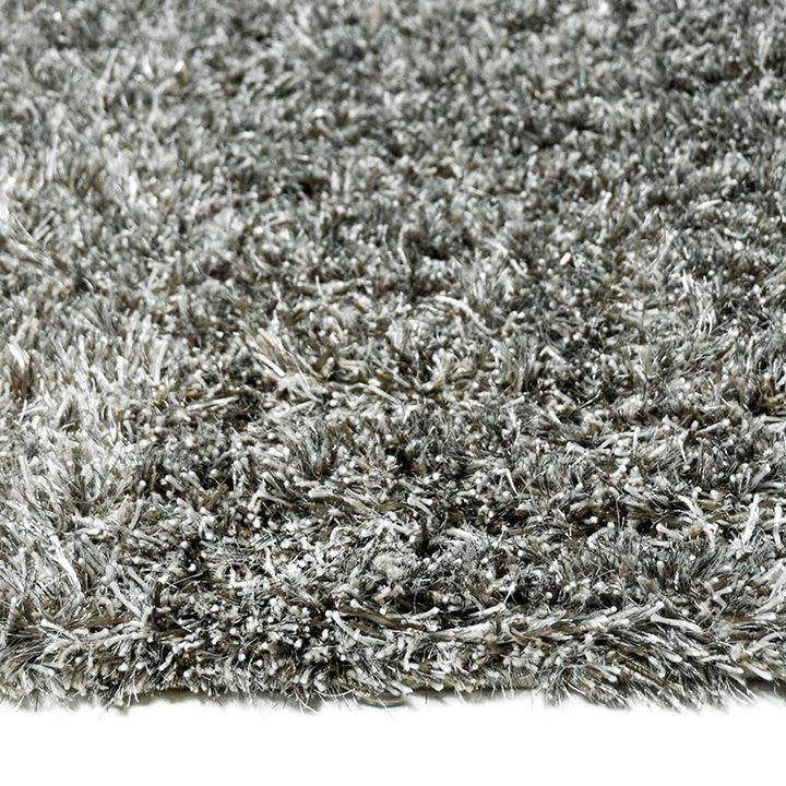 Shaggy vloerkleed - Paulina Zilver