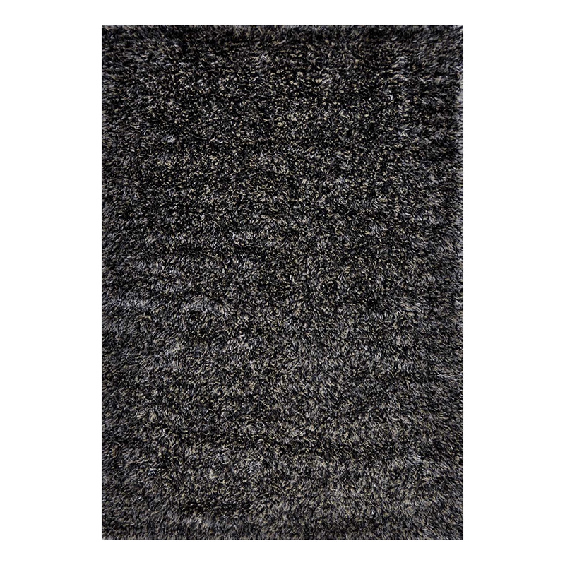 Shaggy vloerkleed - Paulina Zwart/Grijs