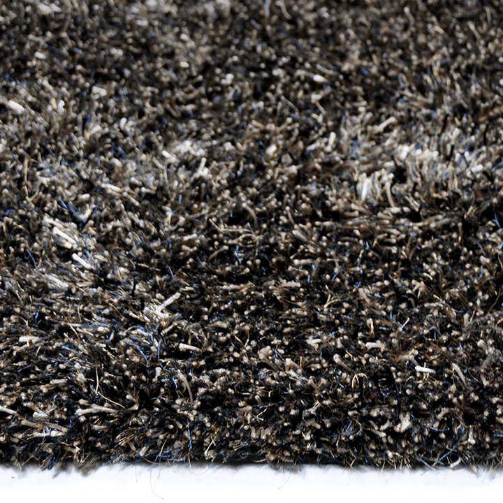 Shaggy vloerkleed - Paulina Zwart/Kleur