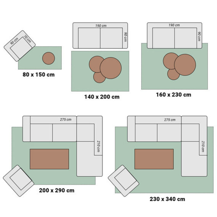 Bloemen vloerkleed - Fleur Beige/Multi