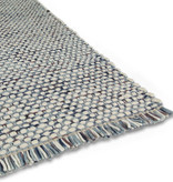Brinker carpets Wollen vloerkleed - Sunshine Fringe Multicolor Blauw