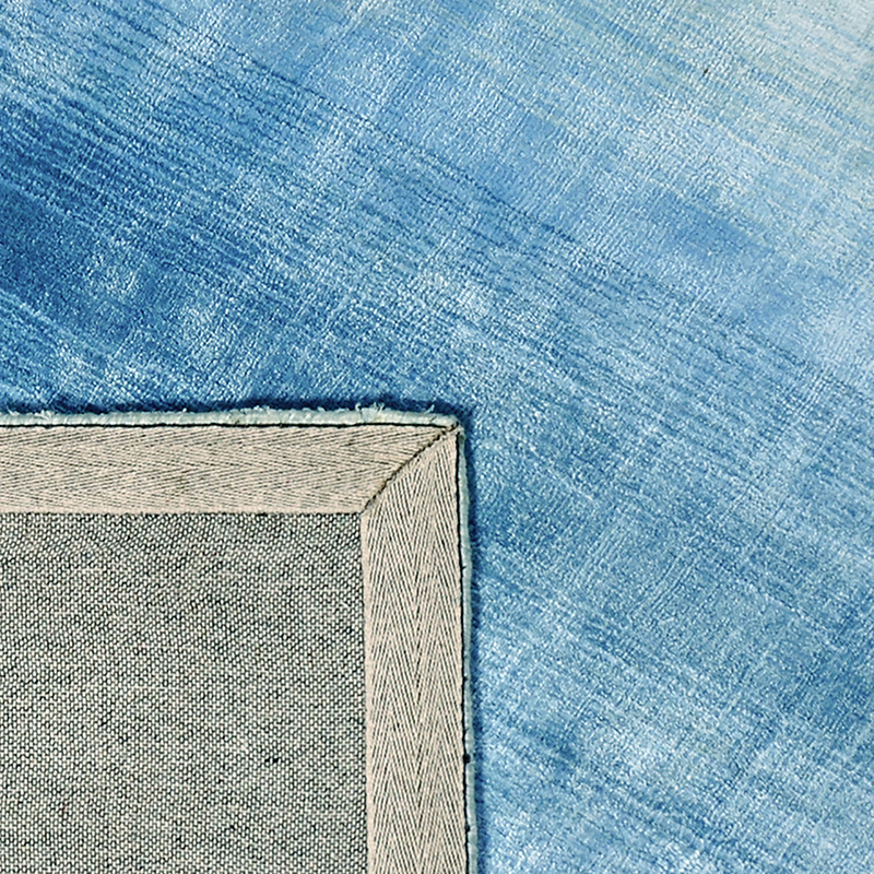 Viscose vloerkleed - Rachelle Turquoise - sfeer