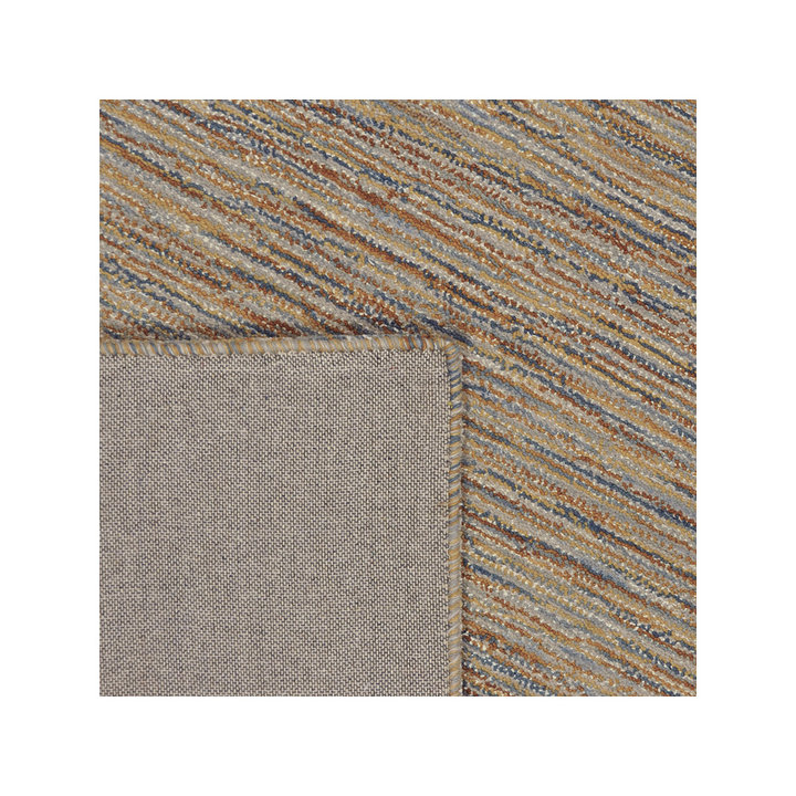 Wollen vloerkleed - Wilena Okergeel/Groen