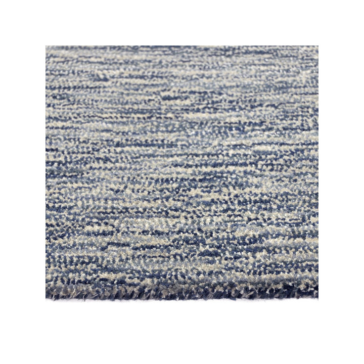 Wollen vloerkleed - Wilena Blauw/Grijs