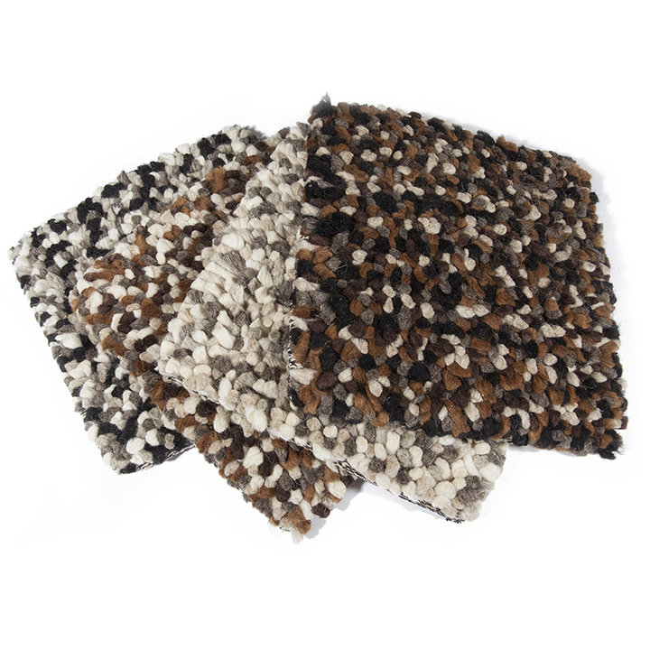 Wollen vloerkleed - Halette Beige/Gemeleerd