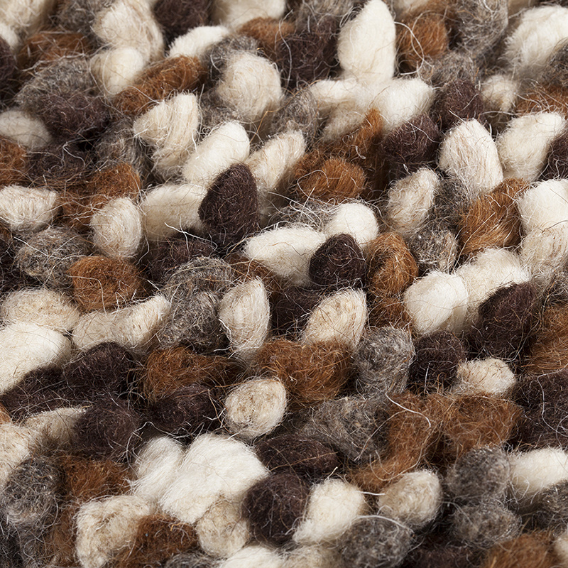 Wollen vloerkleed - Halette Zwart/Grijs - sfeer