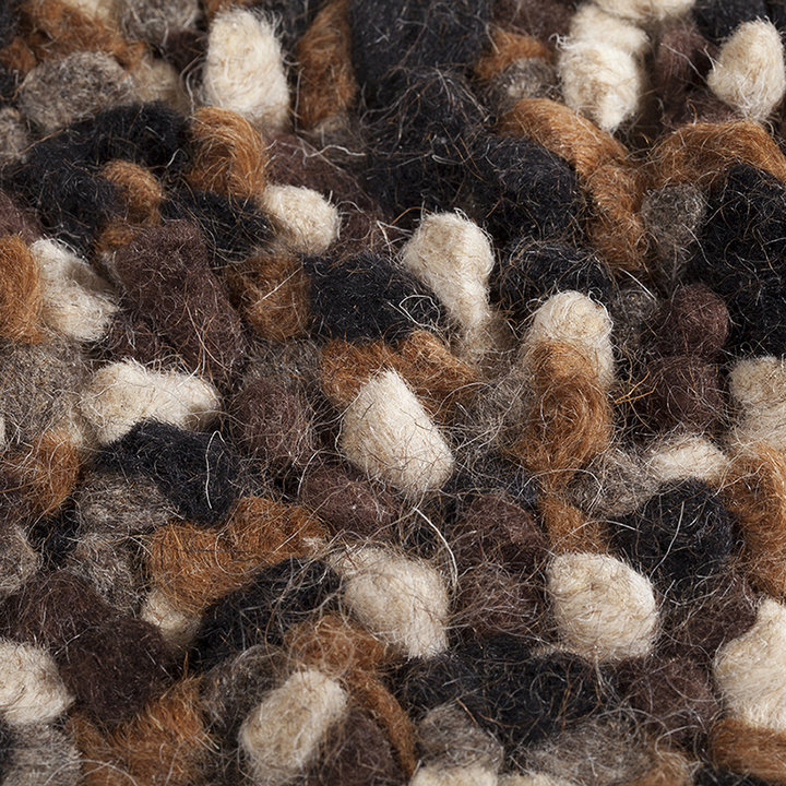 Wollen vloerkleed - Halette Zwart/Grijs